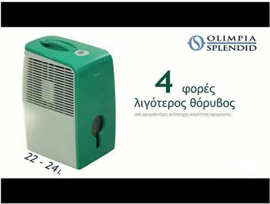 Olimpia Splendid Aquaria Thermo 22 Pure 3i Влагоуловител с Компресор и Йонизатор 24lt Син