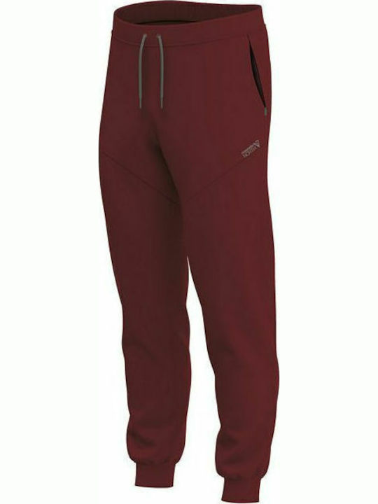 Pantaloni de trening cu Elastic Burgundia