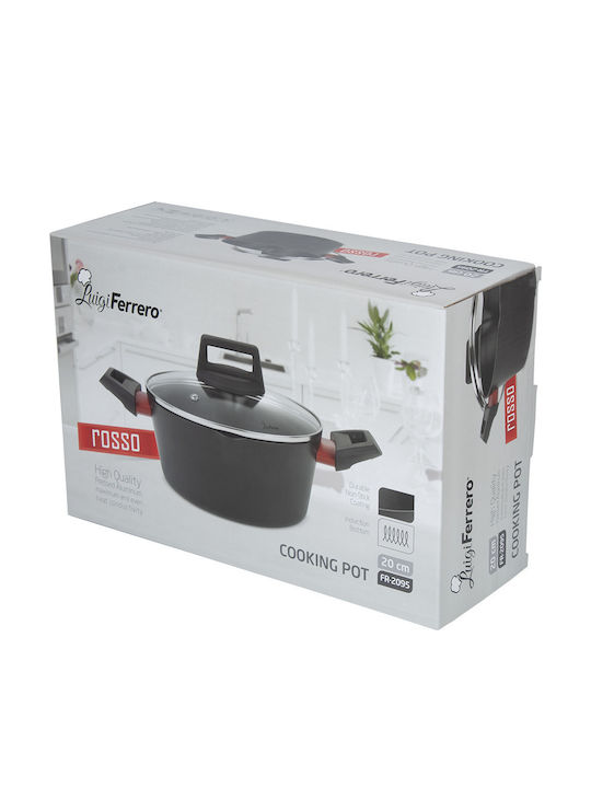Luigi Ferrero FR-2095 Βαθιά Κατσαρόλα από Αλουμίνιο 2.2lt / 20cm