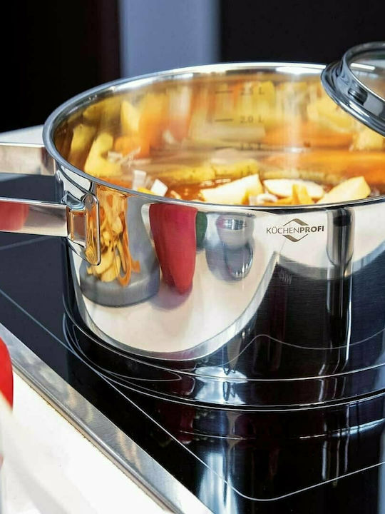 Kuchenprofi San Remo Edelstahl Marmitentopf 8.5Es / 26cm