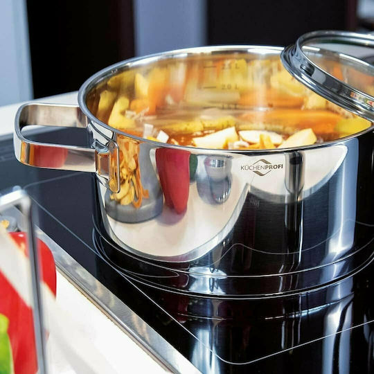 Kuchenprofi San Remo Edelstahl Marmitentopf 8.5Es / 26cm