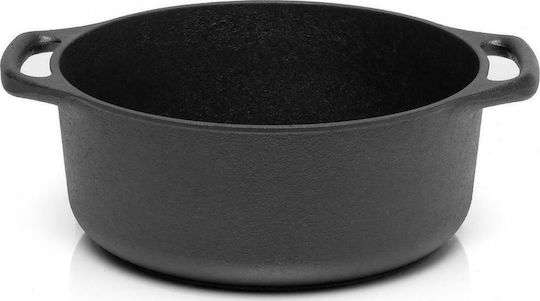 Skeppshult Deep Pot made of Cast Iron 4lt / 25cm