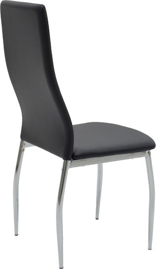 Chair Dining Room Jella 41x46x100cm Black