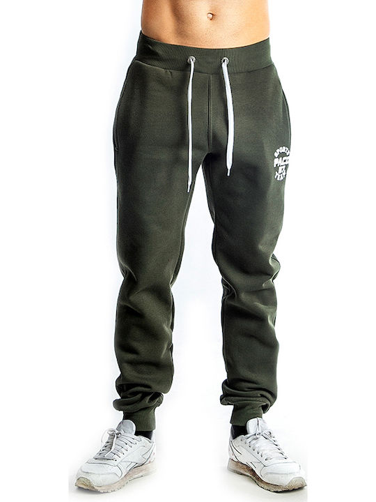 Paco & Co Men's Sweatpants with Rubber Khaki