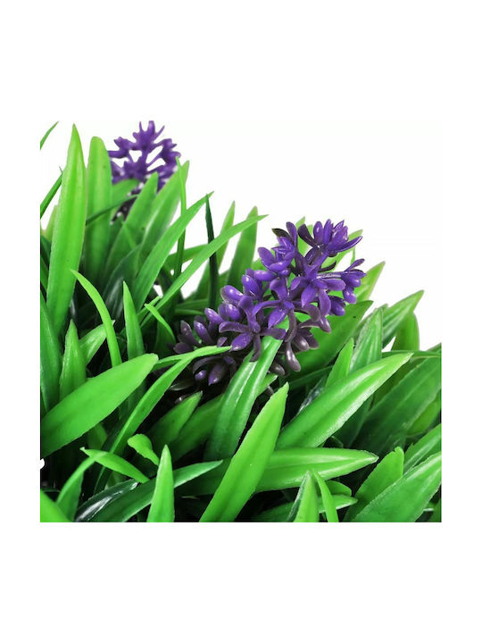 vidaXL Artificial Bush Lavender Green 36cm 2pcs