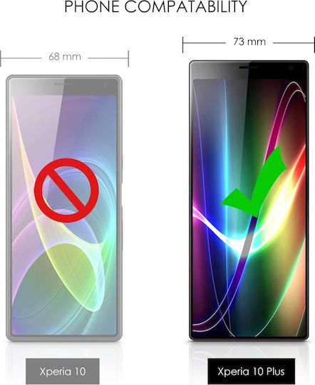 Terrapin Carbon Fibre Back Cover Silicon Albastru (Xperia 10 Plus)