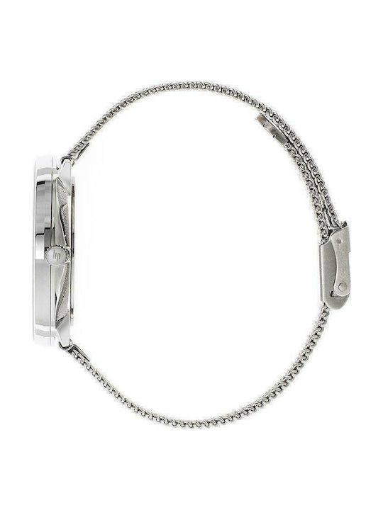 Lip Watches Lip Dauphine Men's Watch 38mm Battery with Silver Metal Bracelet