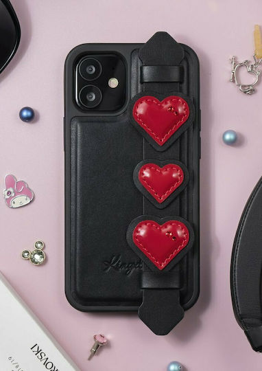 Kingxbar Refreshing with Swarovski Crystals Back Cover Black (iPhone 12 mini)