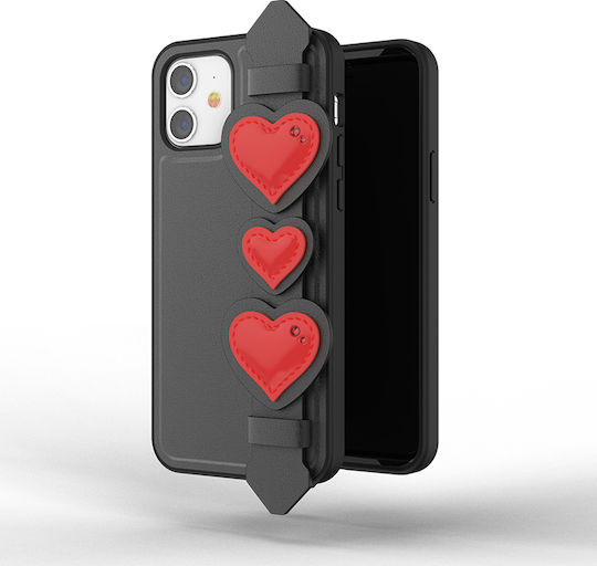 Kingxbar Refreshing with Swarovski Crystals Back Cover Black (iPhone 12 mini)