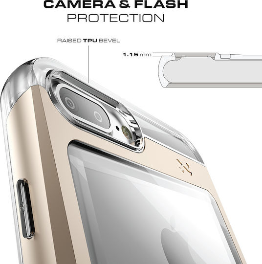 Ghostek Back Cover Πλαστικό Ασημί (iPhone 8 Plus / 7 Plus)