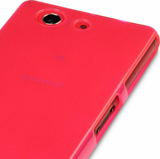 Terrapin Back Cover Σιλικόνης Ροζ (Xperia Z3 Compact)