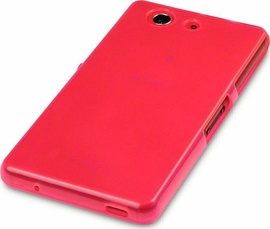 Terrapin Back Cover Σιλικόνης Ροζ (Xperia Z3 Compact)