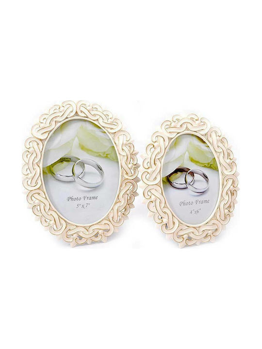 Fylliana Plastic Photo Frame with White Frame