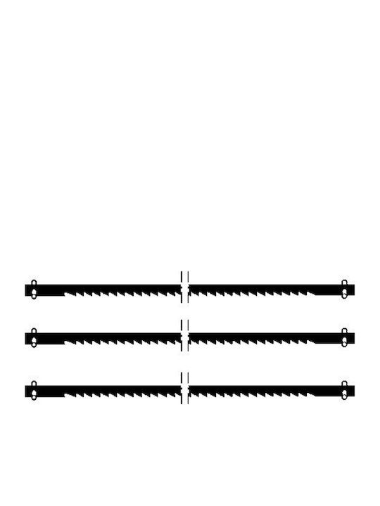 Proxxon 28741 Lamele 10 dinți 10TPI pentru lemn 127mm 12buc