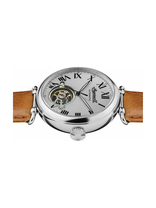 Ingersoll Protagonist Watch Automatic with Brown Leather Strap