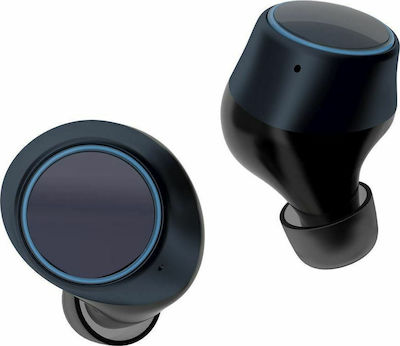 Creative Outlier Air V2 In-ear Bluetooth Handsfree Ακουστικά με Αντοχή στον Ιδρώτα και Θήκη Φόρτισης Metallic Blue