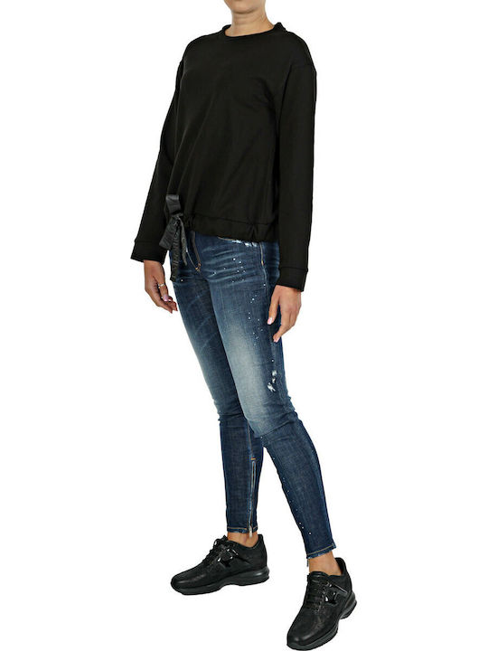 Damen Sweatshirt Schwarz