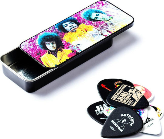 Dunlop Πένες Κιθάρας Jimi Hendrix Experienced? Pick Tin Σετ 12τμχ