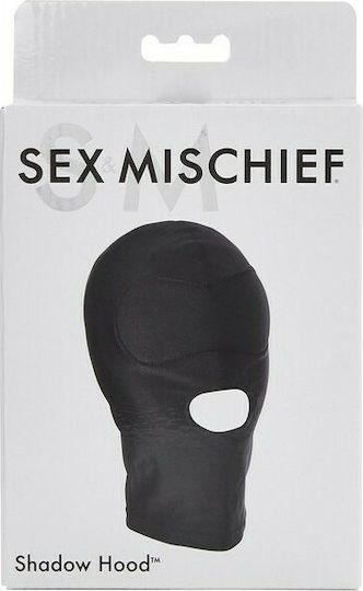 Sportsheets Sex & Mischief Shadow Hood BDSM Μάσκα σε Μαύρο Χρώμα