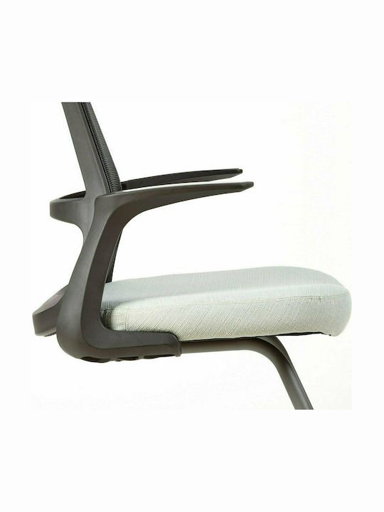 Stuhl C7 mit Armlehnen Βεραμάν / Μαύρη 60x60x100cm 1Stück
