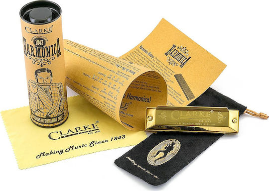 Clarke Tinwhistle Diatonisch Mundharmonika Harmonica Tonart C (Do) Major