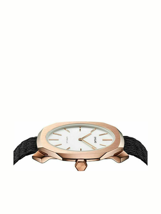 D1 Milano Super Slim Women's Watch with Black Fabric Strap