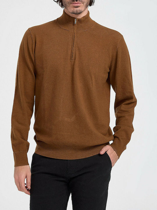 Approach Πλεκτό Knit Zip Neck Jumper - ΑPW90030 ΤΑΜΠΑ