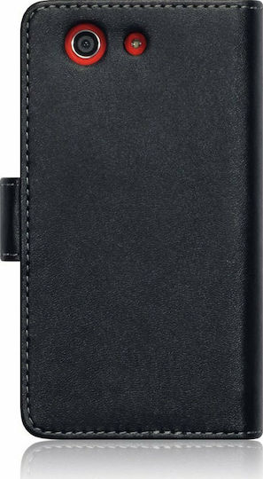 Terrapin Brieftasche Synthetisches Leder Schwarz (Xperia Z3 Compact)