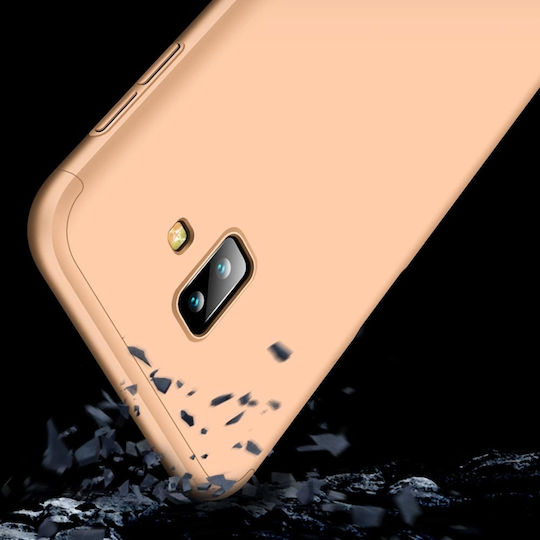 360 Full Cover Plastic Auriu (Galaxy J6+)