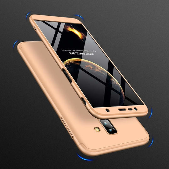 360 Full Cover Plastic Auriu (Galaxy J6+)