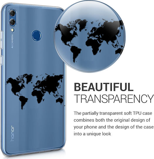 KWmobile Задна корица Силикон Прозрачен (Honor 8X)
