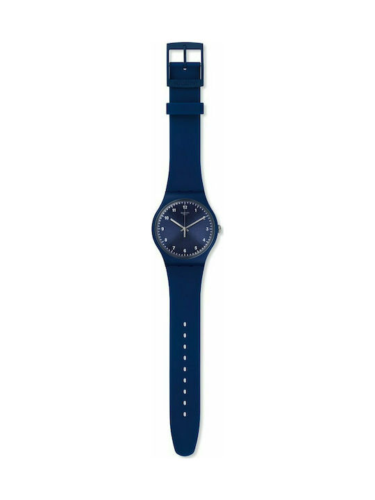 Swatch Mono Ceas cu Albastru Curea de Cauciuc