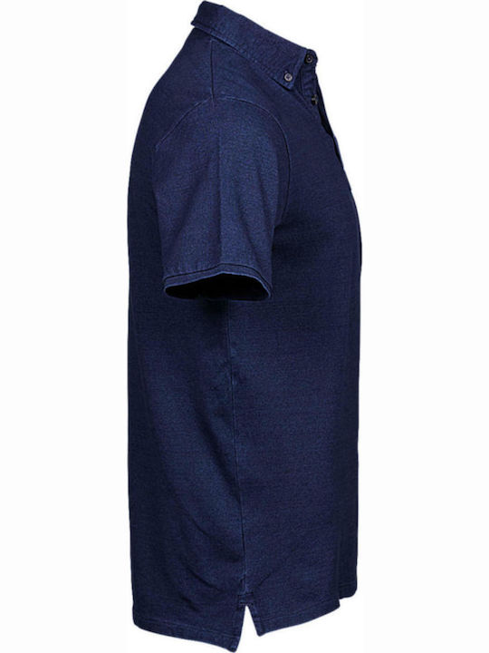 Tee Jays Stretch Ανδρικό Διαφημιστικό T-shirt Κοντομάνικο Denim