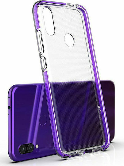 Hurtel Spring Umschlag Rückseite Silikon 1mm Hellblau (Huawei P Smart 2019)