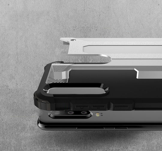 Hurtel Back Cover Plastic Argintiu (Huawei P30)