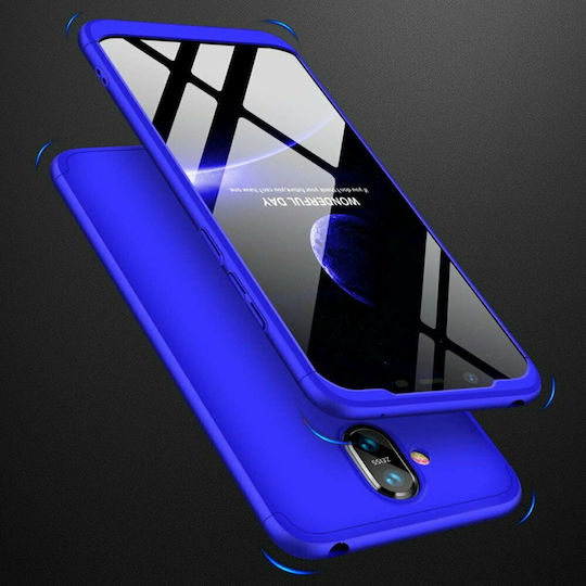 С пълно покритие (360°) Пластмаса 0.3мм Син (Honor X7)