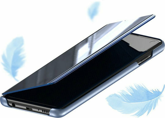 Hurtel Clear View Book Plastic Silver (Galaxy S10e)