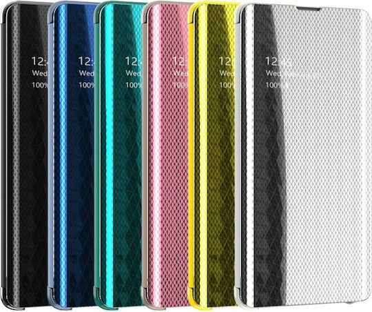 Hurtel Clear View Book Plastic Silver (Galaxy S10e)