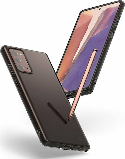 Ringke Air Back Cover Σιλικόνης 1.2mm Μαύρο (Galaxy Note 20)