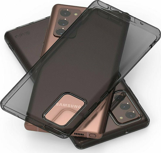 Ringke Air Back Cover Σιλικόνης 1.2mm Μαύρο (Galaxy Note 20)