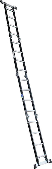 Multiladder Multipurpose Ladder 4x3 with Maximum Height 3.7m