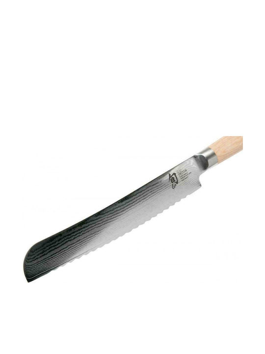 Kai Shun Classic White Messer Brot aus Damaststahl 23cm DM-0705W 1Stück