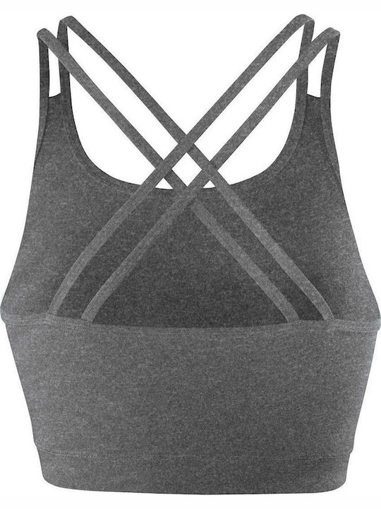 S274F Women's Sports Bra without Padding Grey Marl