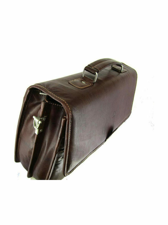 Leder Herrentasche Geldbörse Braun