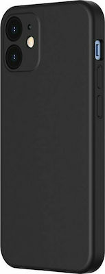 Baseus Liquid Silica Gel Back Cover Σιλικόνης Classic Black (iPhone 12 mini)