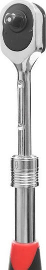 Kraft & Dele Teleskopisch Ratschen 72 Zähne mit Vierkant 3/8"