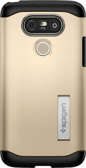 Spigen Rugged Armor Umschlag Rückseite Kunststoff 1.2mm Gold (LG G5)