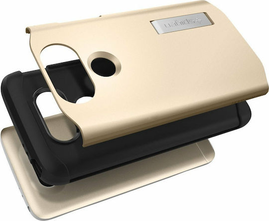 Spigen Rugged Armor Umschlag Rückseite Kunststoff 1.2mm Gold (LG G5)