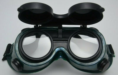 Welding Glasses with Flip Front Green