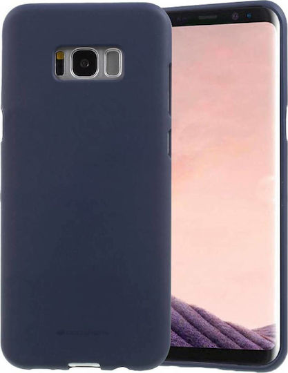 Mercury Soft Feeling Back Cover Silicone Blue (Galaxy S8+)